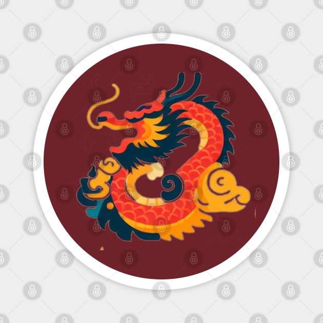Year of the dragon Magnet by grappict